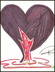 Heart art.