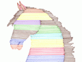 Caballo rayas