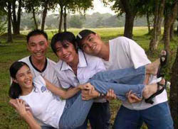 Ate Rhea, Haller, Yours Truly and Jerry