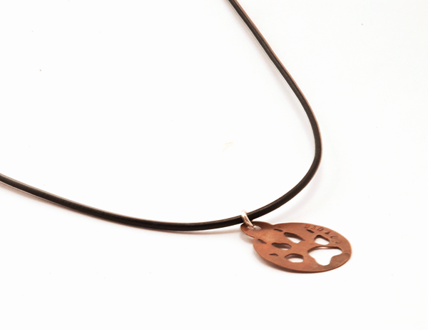 paw-print necklace
