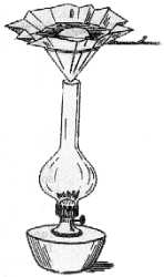 Fig. 83.  Un huevo coci�ndose en un cucurucho de papel..