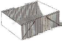 Fig. 84.
Cajita de papel para
hervir el agua.