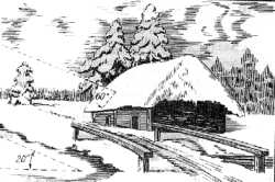 Fig. 87. Los rayos solares calientan m�s la vertiente del tejado que la superficie horizontal de la tierra (los n�meros indican el valor de los �ngulos).