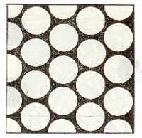 Fig. 137.  Desde lejos estos c�rculos parecen hex�gonos.