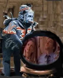 Josh and Donna caught in a flying monkey's sights