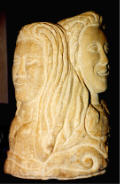 Adamo et Eva sculpture en marbre