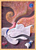 For future people acrylic painting
