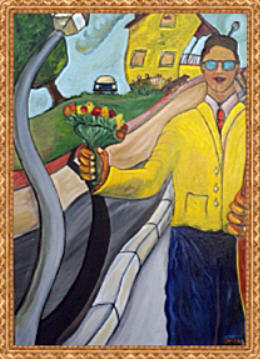 Rendezvous oil painting