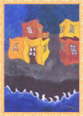 The Atoll acrylic painting
