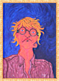 David acrylic painting