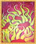 The narciros acrylic painting