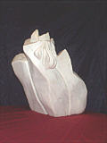 Twin Towers 2001 sculpture en marbre