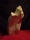 Le buildings sculpture en marbre