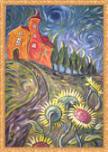 The mill acrylic painting