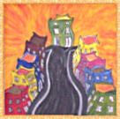 Altoborgo acrylic painting