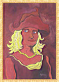 Virgin acrylic painting