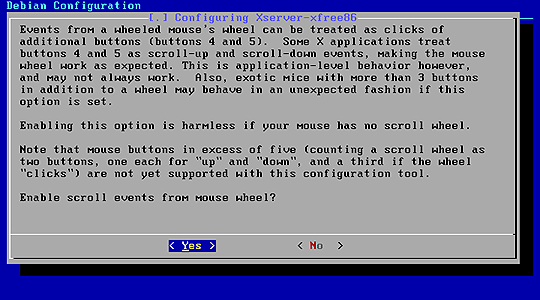 Mouse scroll