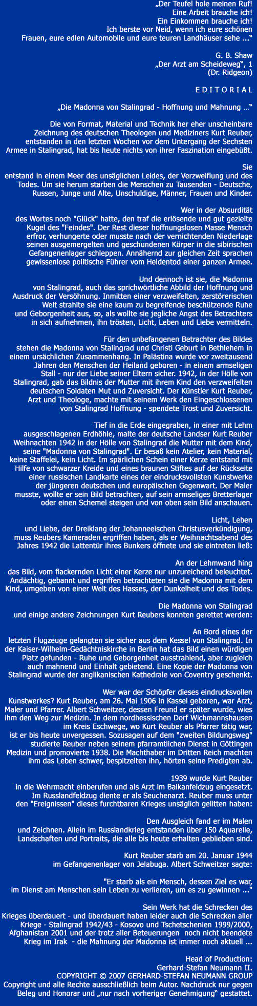 � 2008: Die Madonna von Stalingrad � Hoffnung und Mahnung ...