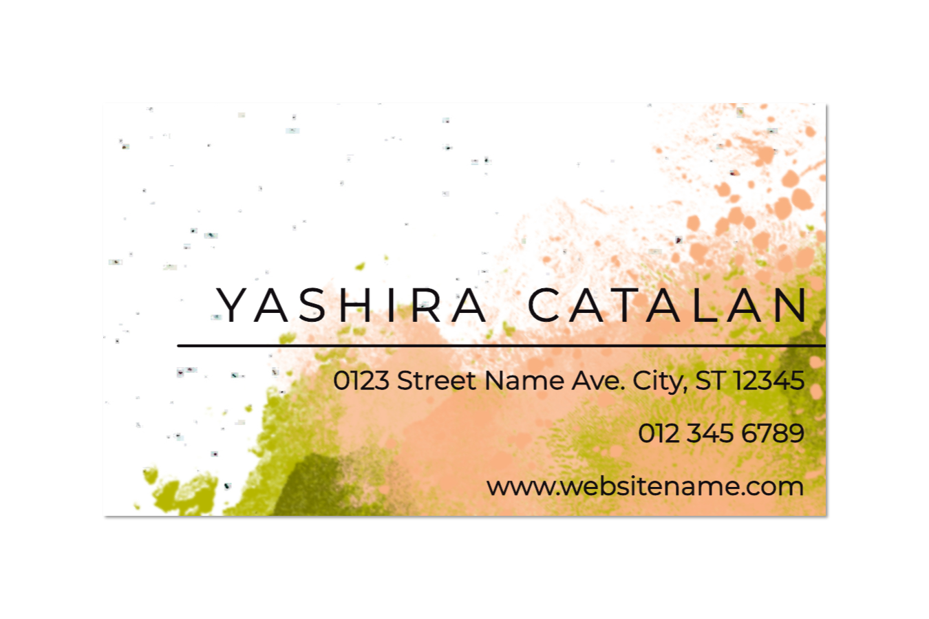Business Card Back