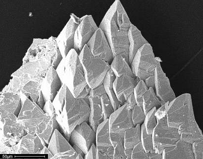 Duftite, SEM photo