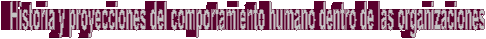 Historia y proyecciones del comportamiento humano dentro de las organizaciones