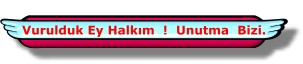 Unutmad�k Unutmayaca��z.