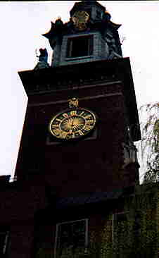 A clock-tower on Wawel Hill