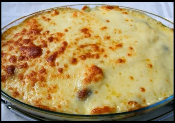 Escondidinho de mandioca com recheio de carne