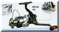 Front  drag control spinning reel- ge