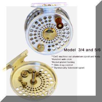 fly casting reel for saltwater and fresh water-cnc machined