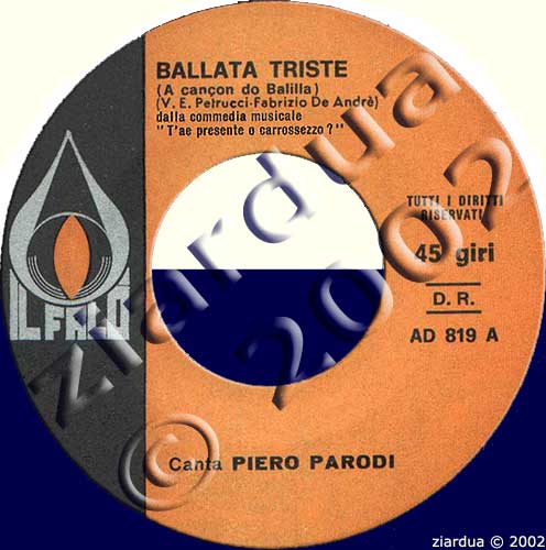 BALLATA TRISTE - ziardua &copy; 2002