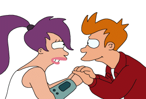Fry and Leela