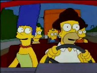 Los Simpsons se mudan al lago del terror