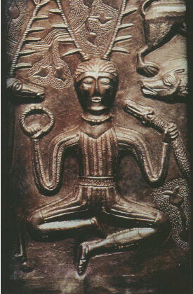 Cernunnos The Horned God - image from the Gundestrup Cauldron