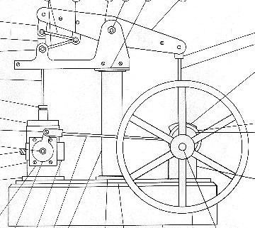 Walking-Beam Engine from blueprint