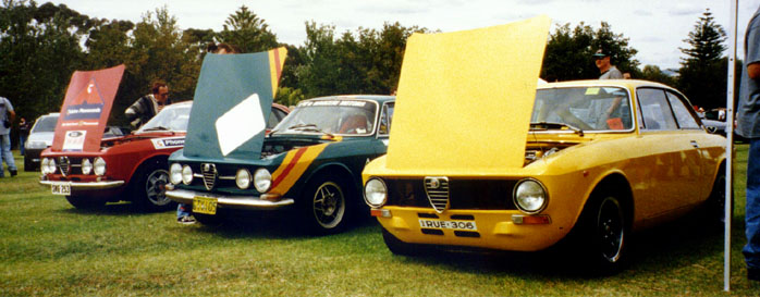 1750 race cars, "Alfas in Clover" 15th March '98