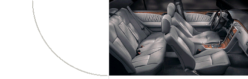 Interior of the beautiful E-Class Sedan