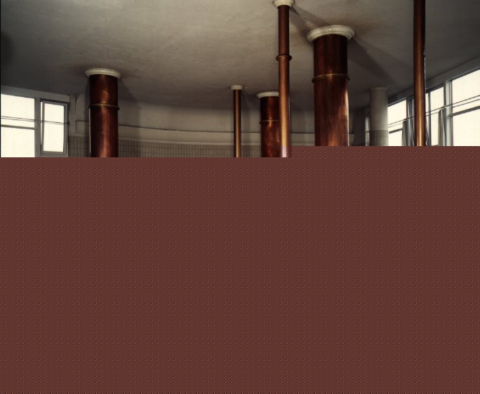 cuves de la salle de brassage