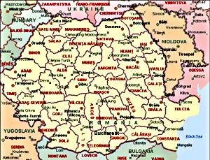 romania counties