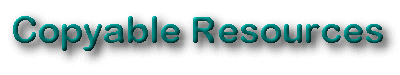 COPYABLE RESOURCES