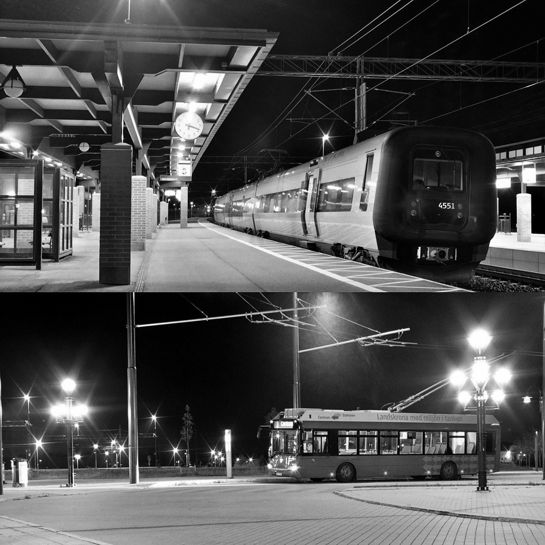 Lk järnvägsstation 1975. Foto: Erik Jonsson
