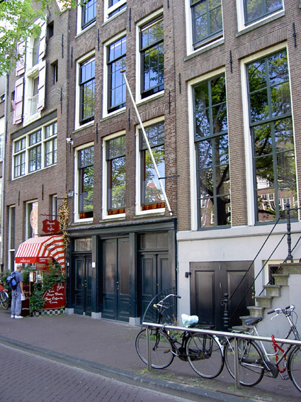 [entrance of 1940-1939 business building, today the Anne Frank House]