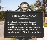 Historical markers of New Hampshire's Monadnock Region