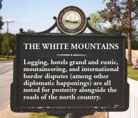 Historical markers of New Hampshire's White Mountain Region