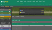 Bet365 Live Cricket Betting