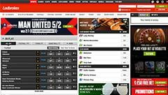 ladbrokes homepage screenshot