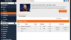 pinnacle sports live betting screenshot