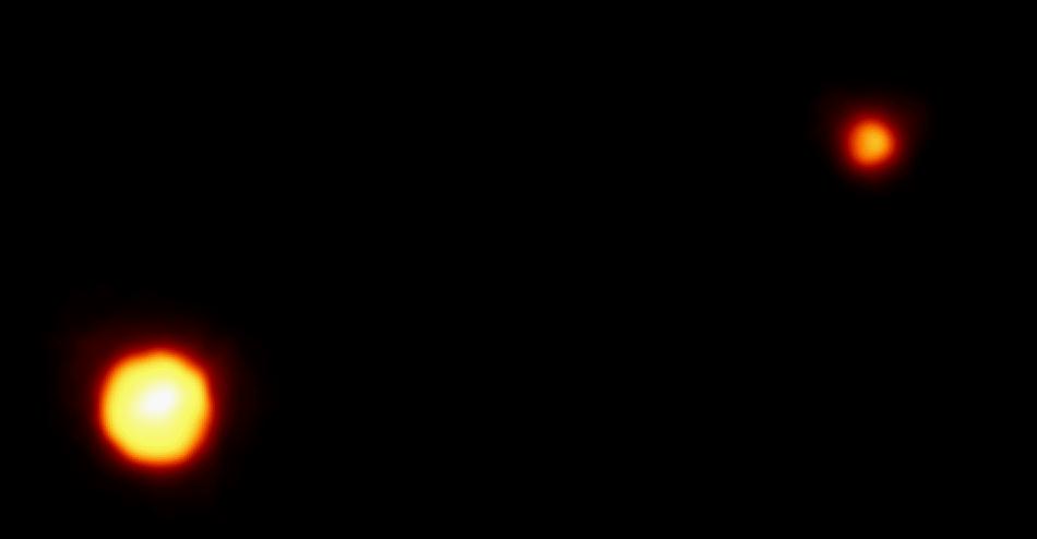 Pluto and it's Moon, Charon