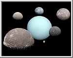 Uranus and it's moons.