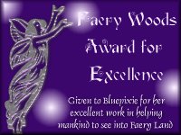 Faery Woods Award of Excellence